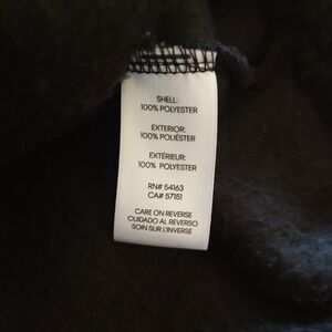 Calvin Klein Womens Black Sherpa Fleece Snap Mock Neck Pullover Sweater Jacket